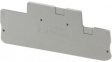 3061538 End plate, grey