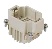 CDDM 24, CDD, 24 poles +earth, male insert, for male contacts 10A, EN 61984 (2001-11), ILME