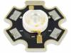 PM2B-1LBS LED мощный; STAR; Pмакс:1Вт; голубой; 23,5-30,6лм; 130°; 3,4В