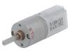 313:1 METAL GEARMOTOR 20DX46L MM 6V CB Двигатель: DC; с редуктором; 6ВDC; 2,9А; Ось: D профиль; 46об./мин.