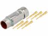 EPIC KIT LS1 F6 5+PE K, M23; вилка; PIN:6; "папа"; обжим; на провод; прямой; 25А; позолота, LAPP