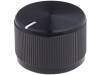 GC6.4-24X15.8 Ручка; с указателем; алюминий; Диам.оси:6,4мм; O24x15,8мм; черный