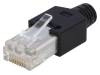 TM11AP-88P(03) Вилка; RJ45; PIN:8; Кат:3; экранированный, в корпусе; 5мм; 27?26AWG