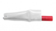 BU-63-9 Crocodile Clip, White, 10A