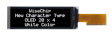 UC-2004ASWAG01 PMOLED 2.89 " 20x4, белый цвет, COG, 5V, интерфейс 6800,8080, SPI, I2C