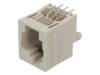 5554990-1 Гнездо; RJ25; PIN: 6; со стопором панели; Конф: 6p6c; THT; прямой
