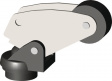 3SE50000AF01 Roller Crank, Metal