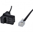 BB-1289-2 Telephone cable 2 m Black