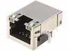 RJE71-188-1411, Гнездо; RJ45; PIN:8; Кат:6; экранированный, со светодиодом; THT, Amphenol