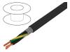1136511 Провод; OLFLEX® CLASSIC 115 CY BK; 3G0,5мм2; экранированный; ПВХ