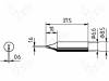 ERSA-842YD, Жало; "отвертка"; 1,6мм, Ersa