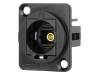 CP30217MB Соединитель; Toslink гнездо, с обеих сторон; FT; черный; 19x24мм