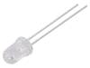 L-53SRC-DU, LED; 5мм; красный; 1000?1300мкд; 30°; Поверхность: выпуклая, Kingbright