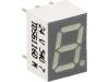 TDSG1160, Дисплей: LED; 7-сегментный; 7мм; зеленый; 0,45-6мкд; катод; II.зн:1, Vishay