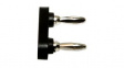 BU-P5145 Banana Shorting Bar, Black, Nickel, 15A
