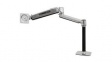 45-384-026 Desk Mount LCD Monitor Arm, 49", 100x100/75x75/200x100/200x200, 13.6kg, Silver