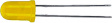 L-7113MBDL-12V LED with resistor blue 5 mm (T13/4) 12 V