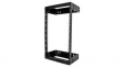 RACK-18U-20-WALL-OA 2-Post Open Frame, Wall Mount, 18U, Steel, 90kg, Black