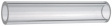 PMMA XT TRANSP. 1000X30/20 Acrylic glass tube 1000 x 30/20 mm