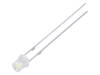 OSMMD234E1A LED; 3мм; биполярный; белый теплый; 1120-1560мкд; 140°; Шаг:2,54мм