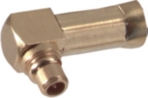 16 MMCX-50-2-4/111 OE, Cable plug MMCX, angled RG-316-/U/-316/RG-188-A/U/RG-174-/U 50 Ohm, 6 GHz, Male,, Huber+Suhner