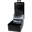 205 211 Range of twist drills 25-piece, diam. 1...13 mm