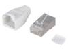 MP0022W Вилка; RJ45; PIN:8; Кат:6; экранированный, в корпусе; Цвет: белый