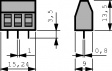 AKZ350/2-5.08-V-GRUN PCB terminal block 2.5 mm2 solid 1.5 mm2 stranded 5.08 mm, 2 poles