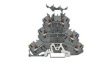 2202-3247 Terminal Block, PE/N/L, Cage Clamp, 6 Poles, 500V, 22A, 1 ... 2.5mm², Grey