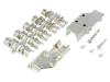 6560-0701-01, Корпус: для разъемов D-Sub; D-Sub 9pin, D-Sub HD 15pin; угловой, Encitech Connectors