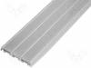 OF-PROFTRIADA-M2, Профиль для светодиодных модулей; плоский; L:2м; алюминий, OPTOFLASH