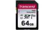 TS64GSDC330S Memory Card, SDXC, 64GB, 100MB/s, 60MB/s