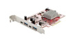 PEXUSB312A2C2V 10 Gbps 2x USB-C and 2x USB-A PCIe Card, 4x USB 3.1, PCI-E x4
