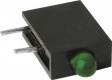 RTE3104G PCB LED 3 mm round Green standard