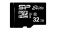 SP032GBSTHBU1V10SP Memory Card, 32GB, microSDHC, 85MB/s