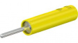 23.0240-24 Pin Adapter 4mm Yellow 20A 600V Nickel-Plated
