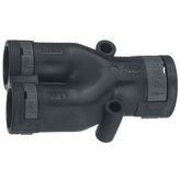 BVYR-121010GT, Y-fitting black 1 x NW12 2 x NW10, PMA AG (Cable protection)