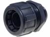 55502494, Концевой разъем прямой; полиамид; черный; 16мм; IP65, LAPP