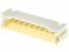 NXW-09SMDK Гнездо; провод-плата; "папа"; PIN:9; 2мм; SMT; 1А; луженые; 20мОм