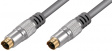 Audio-/video cable S-VHS S-Video-Plug S-Video-Plug Audio-/video cable S-VHS S-Video-Plug S-Video-Plug 1.5 m