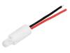 OSM5DK5111A-1V LED; 5мм; белый теплый; 18000-20000мкд; 15°; Поверхность: выпуклая