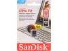 SDCZ430-032G-G46 Флешка; USB 3.0; 32ГБ; 130МБ/с; Серия: Ultra Fit