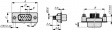 HD-D 62 SY2 M86 UN D-Sub high-density socket 62P