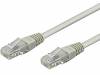 68611 Patch cord; U/UTP; 5e; многопров; CCA; ПВХ; серый; 0,25м