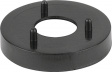 330.120 Nut cover without pointer black 11.8 mm