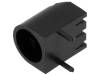 FIX-LEK-501 Корпус LED; 5мм; полиамид; угловой; 3 PIN; черный; UL94V-2; H:7,6мм