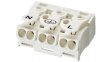 LK 980-01/ 2 Screwless terminal block 2p, 0.5...2.5 mm2 White