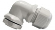 RND 465-00875 Bend Cable Gland, M25 x 1.5, Nylon, Grey, IP68