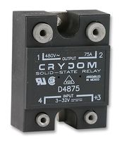 D4875, Solid state relay single phase 3...32 VDC, Crydom