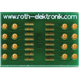 RE932-04, Laboratory card FR4 Epoxide + chem. Ni/Au SO16 Adapter, Roth Elektronik